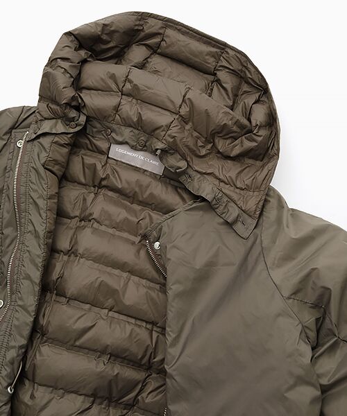 LOGEMENT DE CLAIRE / ロジュモンドクレール ダウンジャケット・ベスト | ナイロンフードコート | 詳細7