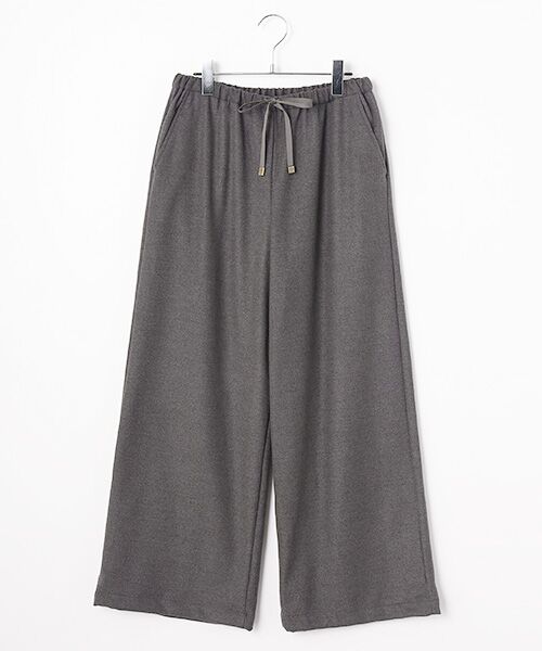 LOGEMENT DE CLAIRE/ロジュモンドクレール ドロストイージーパンツ グレー S