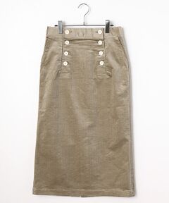 LOGEMENT DE CLAIRE / ロジュモンドクレール ロング・マキシ丈スカート | コーデュロイマリンスカート