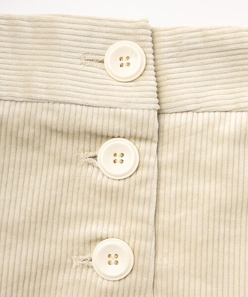 LOGEMENT DE CLAIRE / ロジュモンドクレール ロング・マキシ丈スカート | コーデュロイマリンスカート | 詳細1