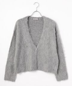 LOGEMENT DE CLAIRE / ロジュモンドクレール カーディガン・ボレロ | ロングシャギーショートカーディガン