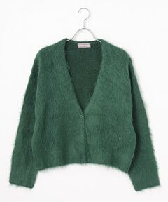 LOGEMENT DE CLAIRE / ロジュモンドクレール カーディガン・ボレロ | ロングシャギーショートカーディガン