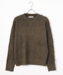 LOGEMENT DE CLAIRE / ロジュモンドクレール ニット・セーター | ロングシャギークルーネックプルニット