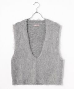 LOGEMENT DE CLAIRE / ロジュモンドクレール ベスト | ロングシャギーVベスト