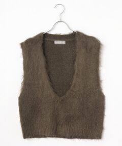 LOGEMENT DE CLAIRE / ロジュモンドクレール ベスト | ロングシャギーVベスト