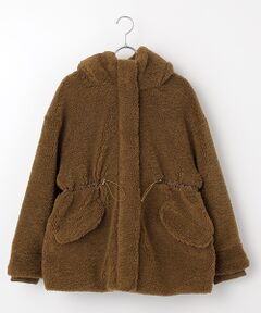 LOGEMENT DE CLAIRE / ロジュモンドクレール その他アウター | 【ボアドロストモッズコート】