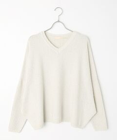 LOGEMENT DE CLAIRE / ロジュモンドクレール ニット・セーター | 【スパンコールミックスVネックドルマンニット】