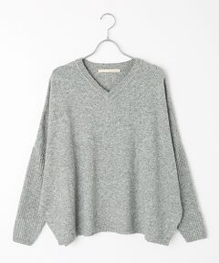 LOGEMENT DE CLAIRE / ロジュモンドクレール ニット・セーター | 【スパンコールミックスVネックドルマンニット】