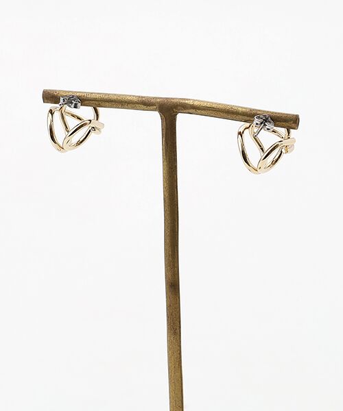 LOGEMENT DE CLAIRE / ロジュモンドクレール ピアス・イヤリング | 【ぐるぐるピアス】 | 詳細1