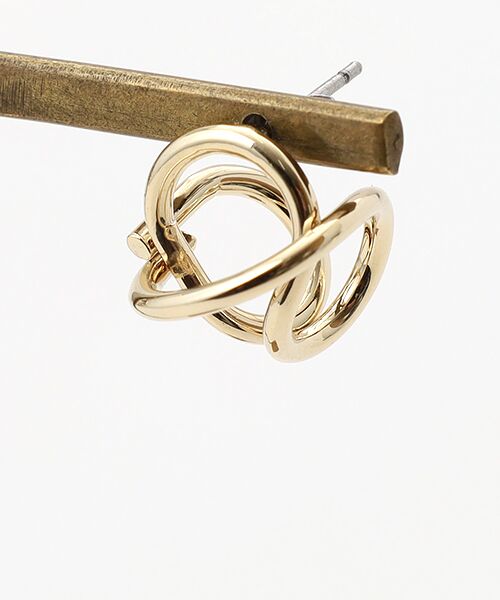 LOGEMENT DE CLAIRE / ロジュモンドクレール ピアス・イヤリング | 【ぐるぐるピアス】 | 詳細2