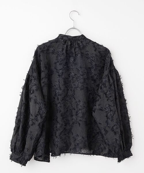 LOGEMENT DE CLAIRE / ロジュモンドクレール シャツ・ブラウス | 【LOURMARIN】フリンジジャガードブラウス | 詳細2