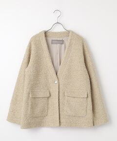 LOGEMENT DE CLAIRE / ロジュモンドクレール その他アウター | ツィードカーディガンジャケット