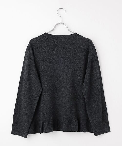 LOGEMENT DE CLAIRE / ロジュモンドクレール ニット・セーター | 【LOURMARIN】裾フリルクルーネックニット | 詳細3