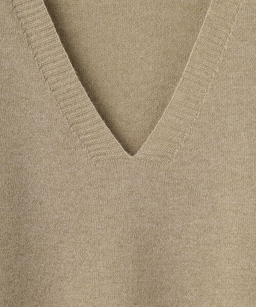 LOGEMENT DE CLAIRE / ロジュモンドクレール ベスト | 【LOURMARIN】裾フリルVネックジレ | 詳細4