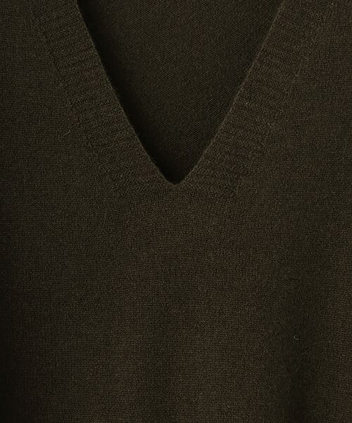 LOGEMENT DE CLAIRE / ロジュモンドクレール ベスト | 【LOURMARIN】裾フリルVネックジレ | 詳細5