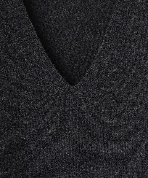 LOGEMENT DE CLAIRE / ロジュモンドクレール ベスト | 【LOURMARIN】裾フリルVネックジレ | 詳細6