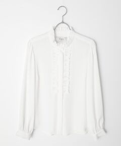 LOGEMENT DE CLAIRE / ロジュモンドクレール シャツ・ブラウス | 【バックサテンフリルブラウス】