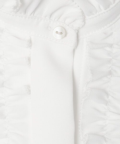 LOGEMENT DE CLAIRE / ロジュモンドクレール シャツ・ブラウス | 【バックサテンフリルブラウス】 | 詳細1