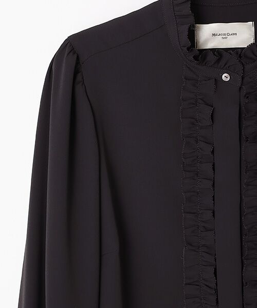LOGEMENT DE CLAIRE / ロジュモンドクレール シャツ・ブラウス | 【バックサテンフリルブラウス】 | 詳細3