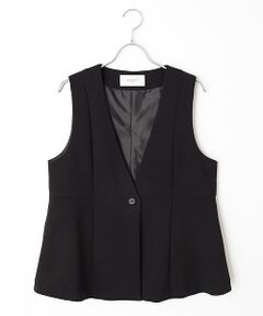 LOGEMENT DE CLAIRE / ロジュモンドクレール ベスト | 【ダブルクロスペプラムベスト】