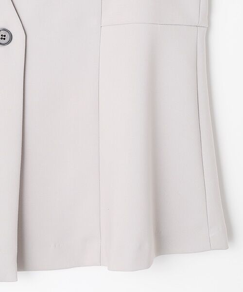 LOGEMENT DE CLAIRE / ロジュモンドクレール ベスト | 【ダブルクロスペプラムベスト】 | 詳細3