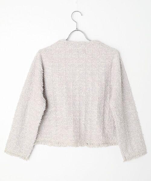 LOGEMENT DE CLAIRE / ロジュモンドクレール カーディガン・ボレロ | 【ツィードニットカーディガン】 | 詳細1