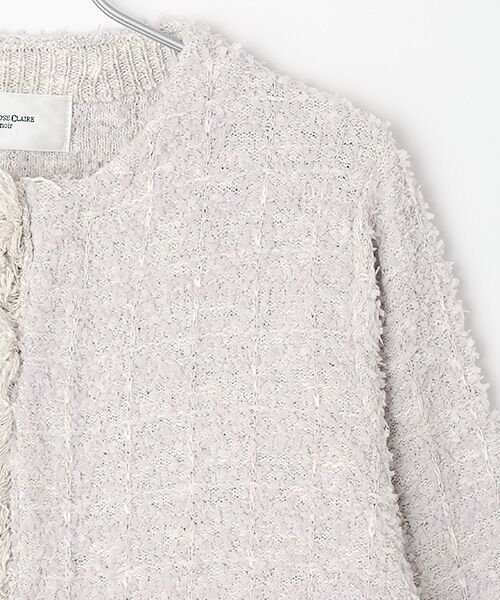 LOGEMENT DE CLAIRE / ロジュモンドクレール カーディガン・ボレロ | 【ツィードニットカーディガン】 | 詳細2