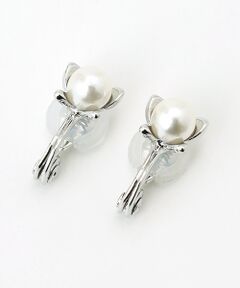 LOGEMENT DE CLAIRE / ロジュモンドクレール ピアス・イヤリング | 【ハレの日を華やかに彩るパールフラワーイヤリング】