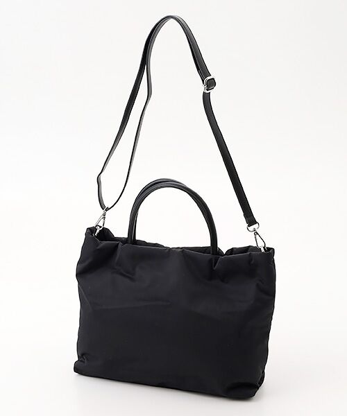LOGEMENT DE CLAIRE / ロジュモンドクレール トートバッグ | 【ふんわり軽量な撥水2wayトートバッグ】（ブラック）