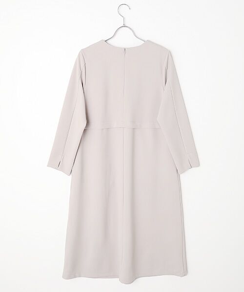 LOGEMENT DE CLAIRE / ロジュモンドクレール ロング・マキシ丈ワンピース | 【カットジョーゼットウエスト切り替えワンピース】 | 詳細1