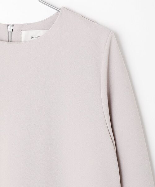 LOGEMENT DE CLAIRE / ロジュモンドクレール ロング・マキシ丈ワンピース | 【カットジョーゼットウエスト切り替えワンピース】 | 詳細2