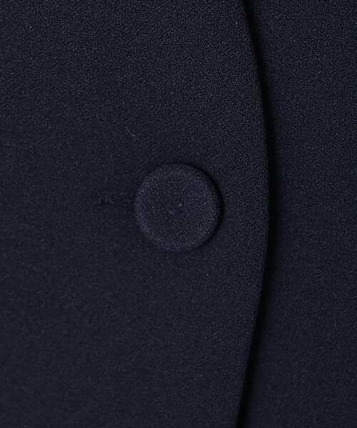 LOGEMENT DE CLAIRE / ロジュモンドクレール ノーカラージャケット | 【カットジョーゼットVジャケット】 | 詳細1