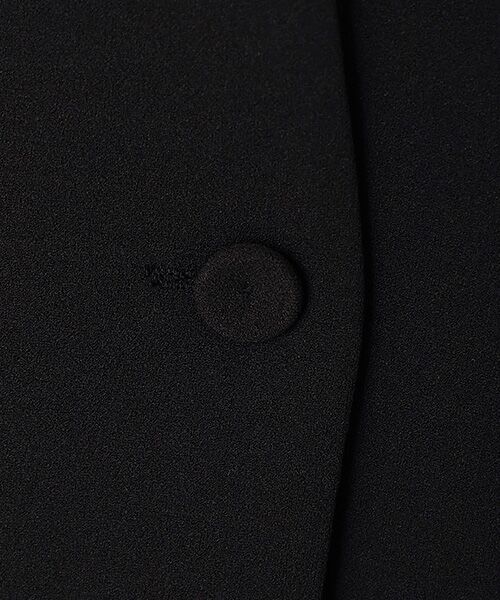 LOGEMENT DE CLAIRE / ロジュモンドクレール ノーカラージャケット | 【カットジョーゼットVジャケット】 | 詳細6