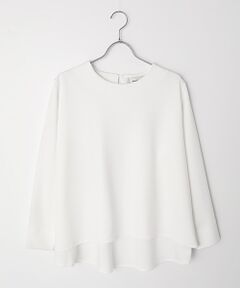 LOGEMENT DE CLAIRE / ロジュモンドクレール シャツ・ブラウス | 【カットジョーゼットバックテールブラウス】