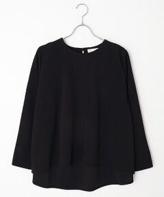 LOGEMENT DE CLAIRE / ロジュモンドクレール シャツ・ブラウス | 【カットジョーゼットバックテールブラウス】