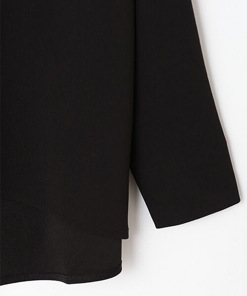 LOGEMENT DE CLAIRE / ロジュモンドクレール シャツ・ブラウス | 【カットジョーゼットバックテールブラウス】 | 詳細5