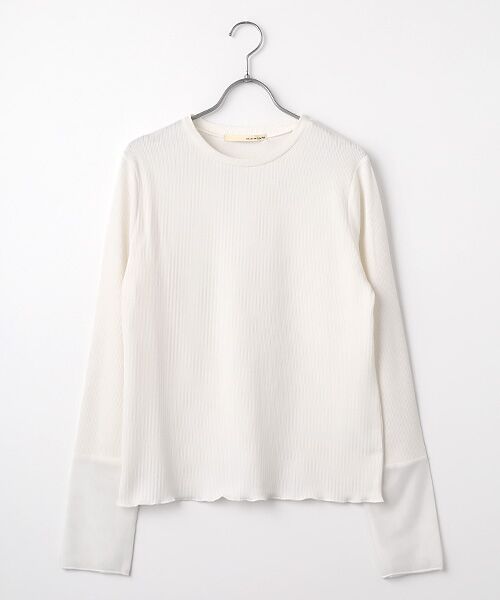 LOGEMENT DE CLAIRE / ロジュモンドクレール カットソー | 【チュールインナー】（オフホワイト）