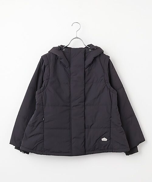 LOGEMENT DE CLAIRE / ロジュモンドクレール その他アウター | 2WAY中綿ジャケット（スミクロ）