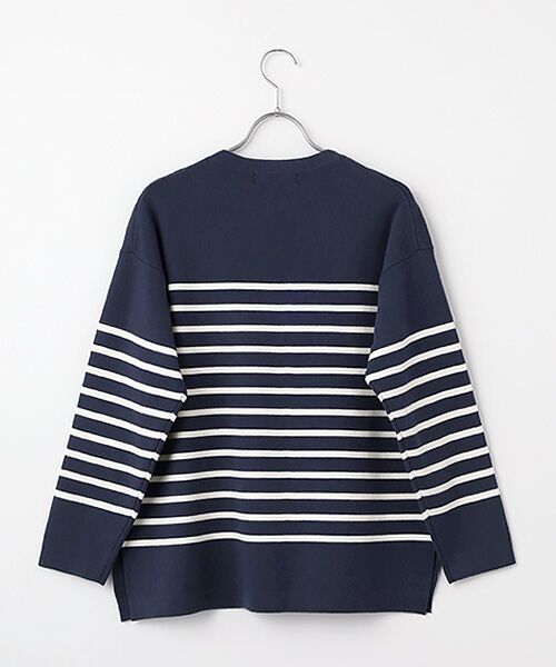 LOGEMENT DE CLAIRE / ロジュモンドクレール ニット・セーター | バスクボーダークルーニット | 詳細3