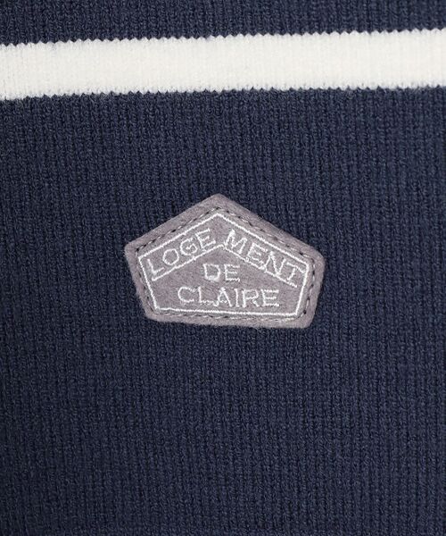 LOGEMENT DE CLAIRE / ロジュモンドクレール ニット・セーター | バスクボーダークルーニット | 詳細6