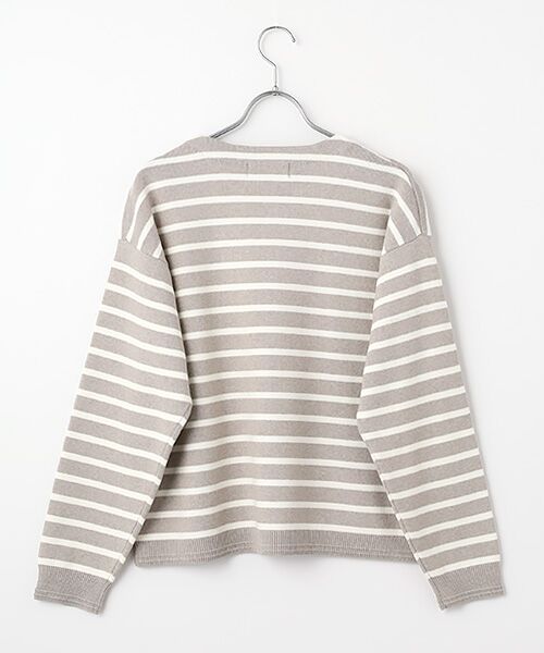 LOGEMENT DE CLAIRE / ロジュモンドクレール ニット・セーター | ボーダーボートネックニット | 詳細2