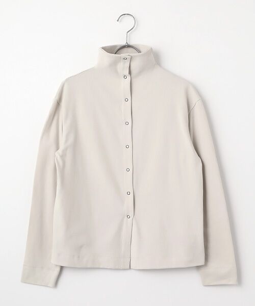 LOGEMENT DE CLAIRE / ロジュモンドクレール カットソー | 2WAYハイネックカーデ＆プルオーバー（キナリ）