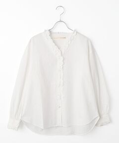 LOGEMENT DE CLAIRE / ロジュモンドクレール シャツ・ブラウス | 【アソートVフリルシャツ】