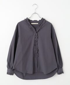 LOGEMENT DE CLAIRE / ロジュモンドクレール シャツ・ブラウス | 【アソートVフリルシャツ】
