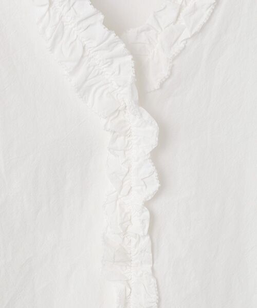 LOGEMENT DE CLAIRE / ロジュモンドクレール シャツ・ブラウス | 【アソートVフリルシャツ】 | 詳細1