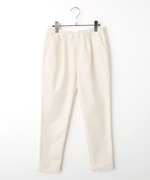 LOGEMENT DE CLAIRE / ロジュモンドクレール その他パンツ | 《定番》ストレッチスリムテーパードパンツ（アイボリー）