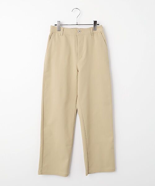 LOGEMENT DE CLAIRE / ロジュモンドクレール その他パンツ | 《定番》TCツイルストレッチストレートパンツ（一部WEB限定サイズ）（ベージュ）