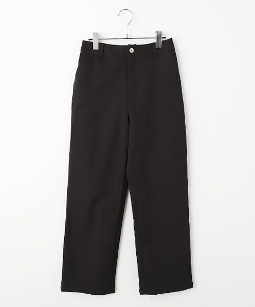 LOGEMENT DE CLAIRE / ロジュモンドクレール その他パンツ | 《定番》TCツイルストレッチストレートパンツ（一部WEB限定サイズ）（ブラック）