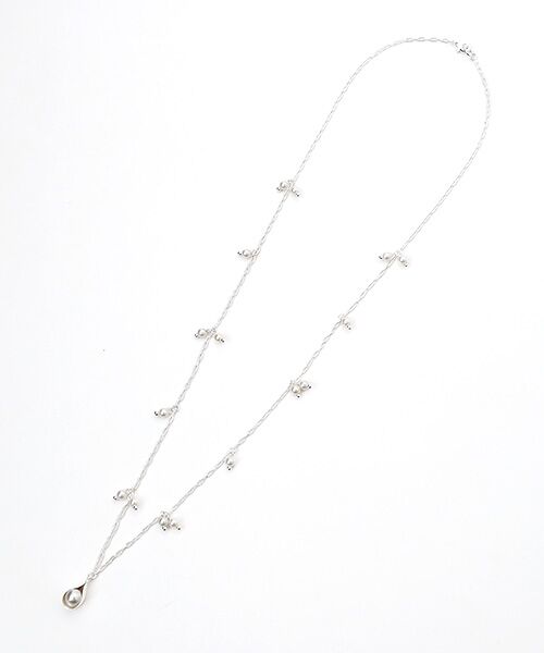 LOGEMENT DE CLAIRE / ロジュモンドクレール ネックレス・ペンダント・チョーカー | 【パールとばしネックレス】（シルバー）