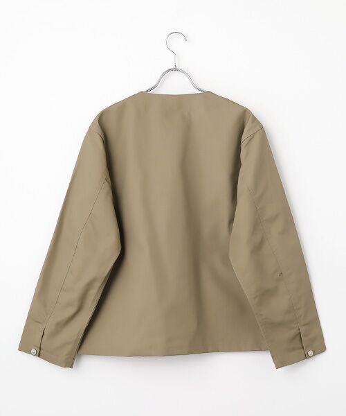 LOGEMENT DE CLAIRE / ロジュモンドクレール ブルゾン | 《別注》【TAION/タイオン】ノーカラーブルゾン | 詳細2